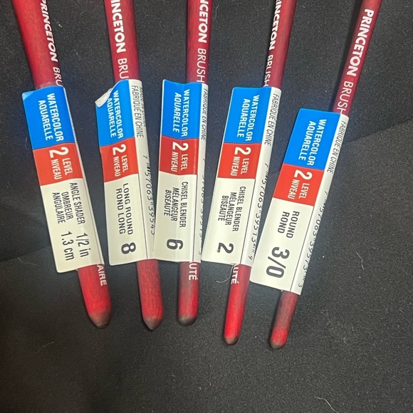 Watercolor Princeton paint brushes - Picture 2 of 2
